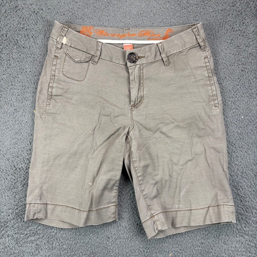 Christopher Blue Kids‎ Brown Linen Blend Utility Shorts Size 2 Neutral Gorpcore